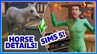SIMS 5 SNEAK PEEKS (OPEN WORLD?) HORSE TRAITS, ACCOLADES & MORE! | Behind The Sims (June 2023)