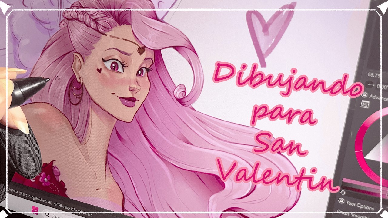 Dibujando a Cupido por San Valentin