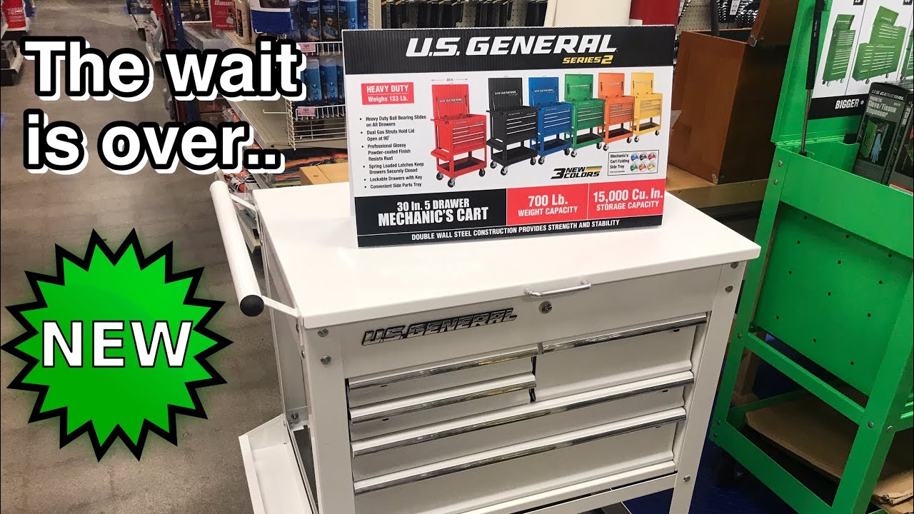 New White Harbor Freight Us General 5 Drawer Mechanic S Service