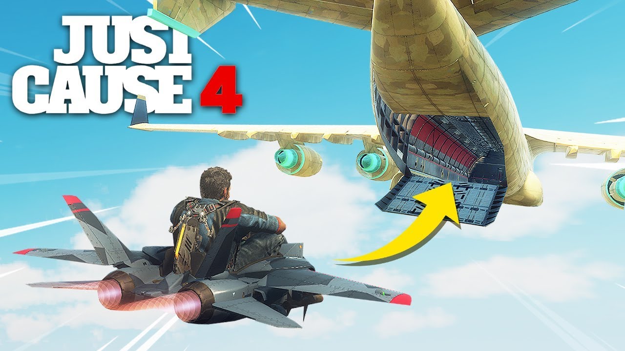 Just Cause 4 - HOW MANY TOY PLANES CAN FIT INSIDE THE BIGGEST PLANE?!