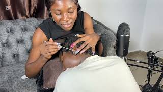 Ear Cleaning, Ear Eating & Licking, Dental flossing, Mada Whisper Face,Scalp,Back Scratching