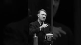 Hitler's Antisemitic Rootless Clique Speech #ww2 #shorts