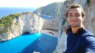 Zakynthos Greece | Seeing a Shipwreck from the cliffs! | #europetravel