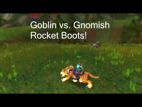 Difference Between Goblin and Gnomish Rocket Boots (Vanilla WoW