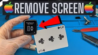 Apple Watch Screen Removal Series 1 7000 2 3 4 5 Tools and Technique
