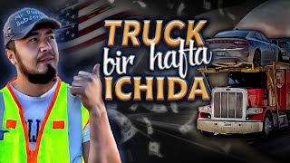 TRUCKDA 1 HAFTALIK HAYOTIM. #amerika #truck #mrdustin