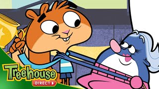 Scaredy Squirrel - Freaky Fur Day / Mascot in the Act | FULL EPISODE | TREEHOUSE DIRECT