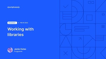 WEBINAR - Working with libraries {Programming}
