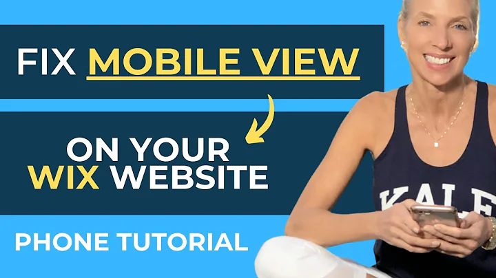 How to Fix My Wix Site on Mobile - Wix Mobile Optimization Guide
