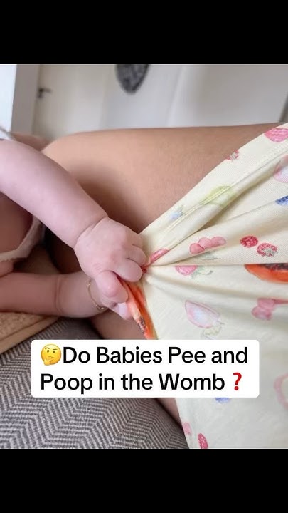 Do Babies Pee and Poop in the Womb pregnancy newmom baby mom YouTube
