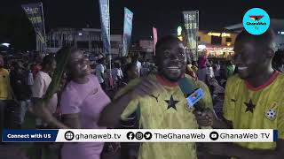 Watch as Ghanaians jubilate massively after Black Stars win over Panama
