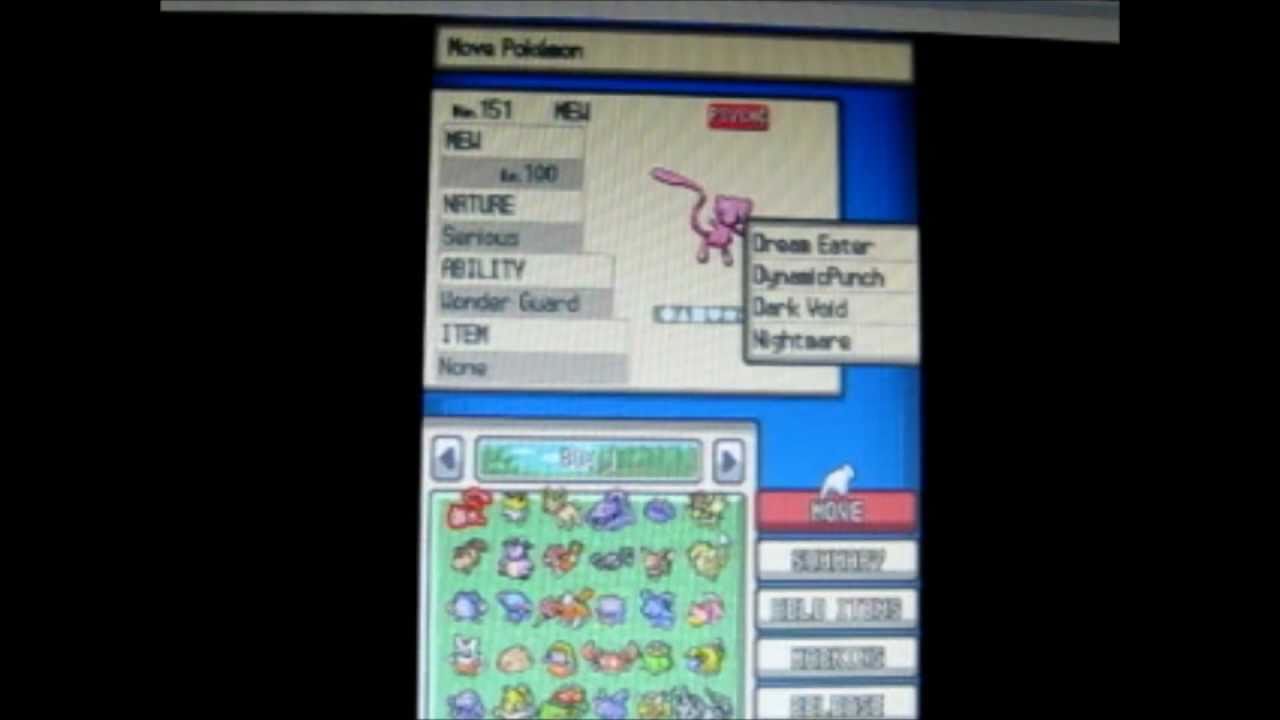 Pokemon SoulSilver/HeartGold: How to get mew - YouTube