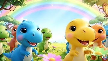 10 Little Dinosaurs | Fun Counting Song for Kids | Learn Numbers with Roaring Dino Friends