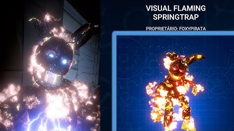 (Forsaken AR)Defeating Flaming Springtrap(Fnaf AR Mod)