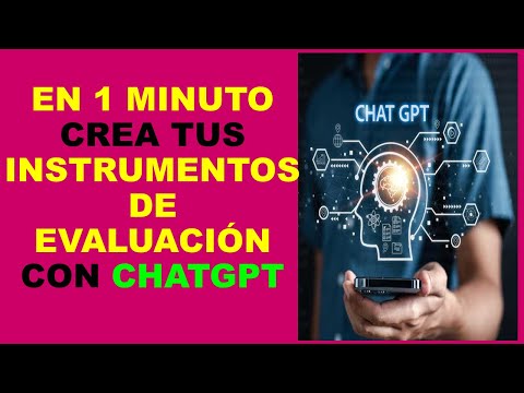 Soy Docente: EN 1 MINUTO CREA TUS INSTRUMENTOS DE EVALUACIÓN CON CHATGPT