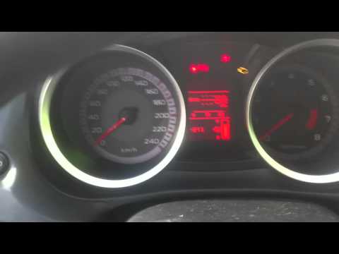 Запуск Lancer X в мороз после недели стоянки. Mitsubishi lancer X engine start at freezing wheather