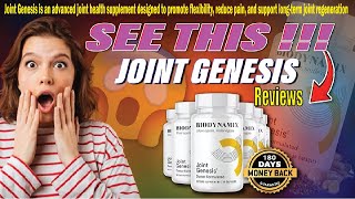 🦵✅ JOINT GENESIS  REVIEW | Does It Really Work? Honest Feedback &amp; Full Breakdown 🛑