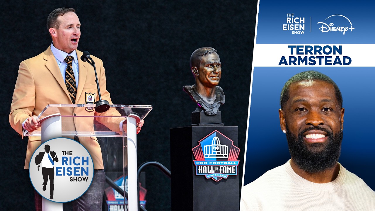 Terron Armstead on Watching Saints Teammate Drew Brees Go into the Hall Fame | The Rich Eisen Show