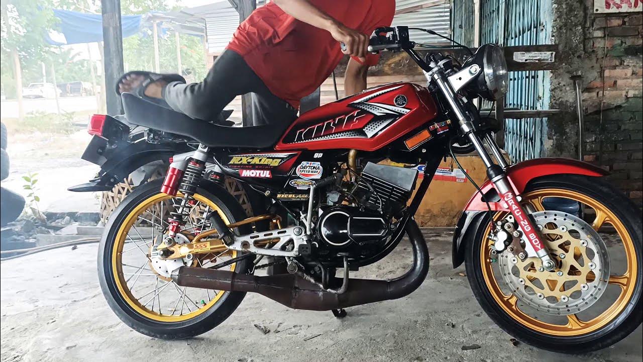 Rx king 155cc KSRT Pekanbaru knalpot kolong plat karat Medan.. SADISS😎