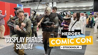 Cosplay Parade @ Comic Con Stockholm | Day 3 - Sunday