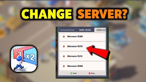 Can You Change Server / Warzone in Last War Survival