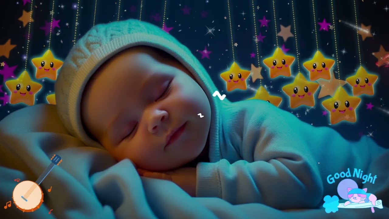 Mozart Brahms Lullaby 🎵 Overcome Insomnia in 3 Minutes & Sleep Instantly With Baby Sleep Music 🌛