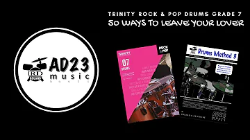 50 WAYS TO LEAVE YOUR LOVER | Trinity Rock & Pop Drums Grade 7
