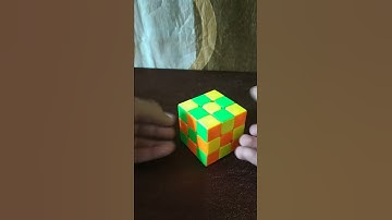 Advanced checkerboard pattern in 3×3 rubik