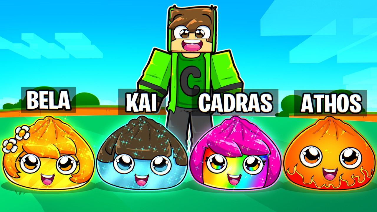 TRANSFORMEI meus AMIGOS em DUMPLING SQUISHY no Minecraft!