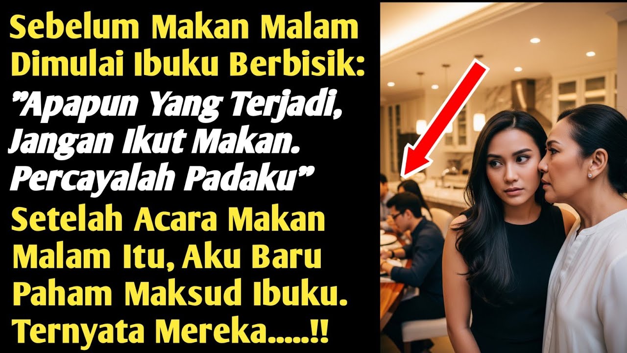 Awalnya Aku Tak Paham Maksud Ibuku, Namun Setelah Acara Selesai Semua Rahasia Mereka Terbongkar 