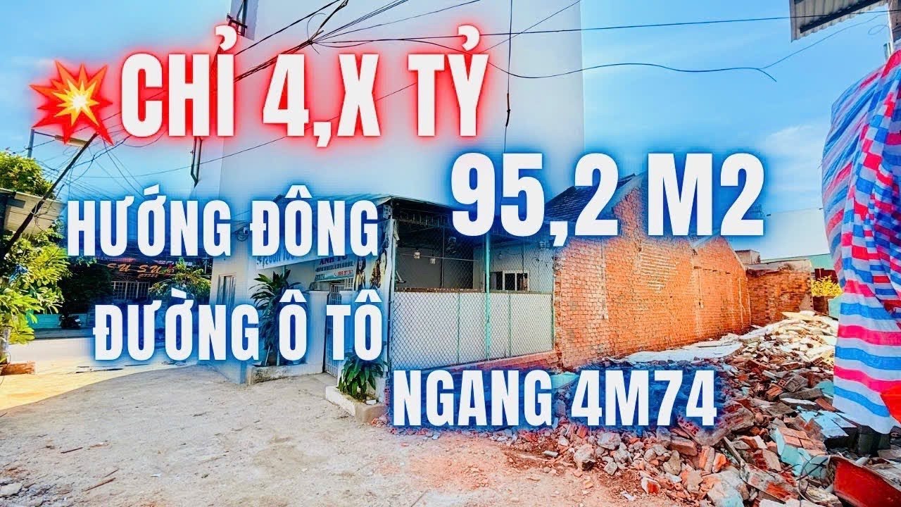 💥Chỉ hơn 4 tỷ sở hữu lô đất 95m2 ngay phố Nha Trang gần biển xây nhà hướng Đông mát mẻ tiện ra biển