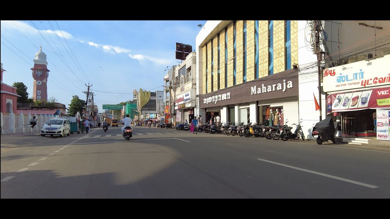 Driving Around Thanjavur City, Tamil Nadu - India | Thanjavur Travel Video