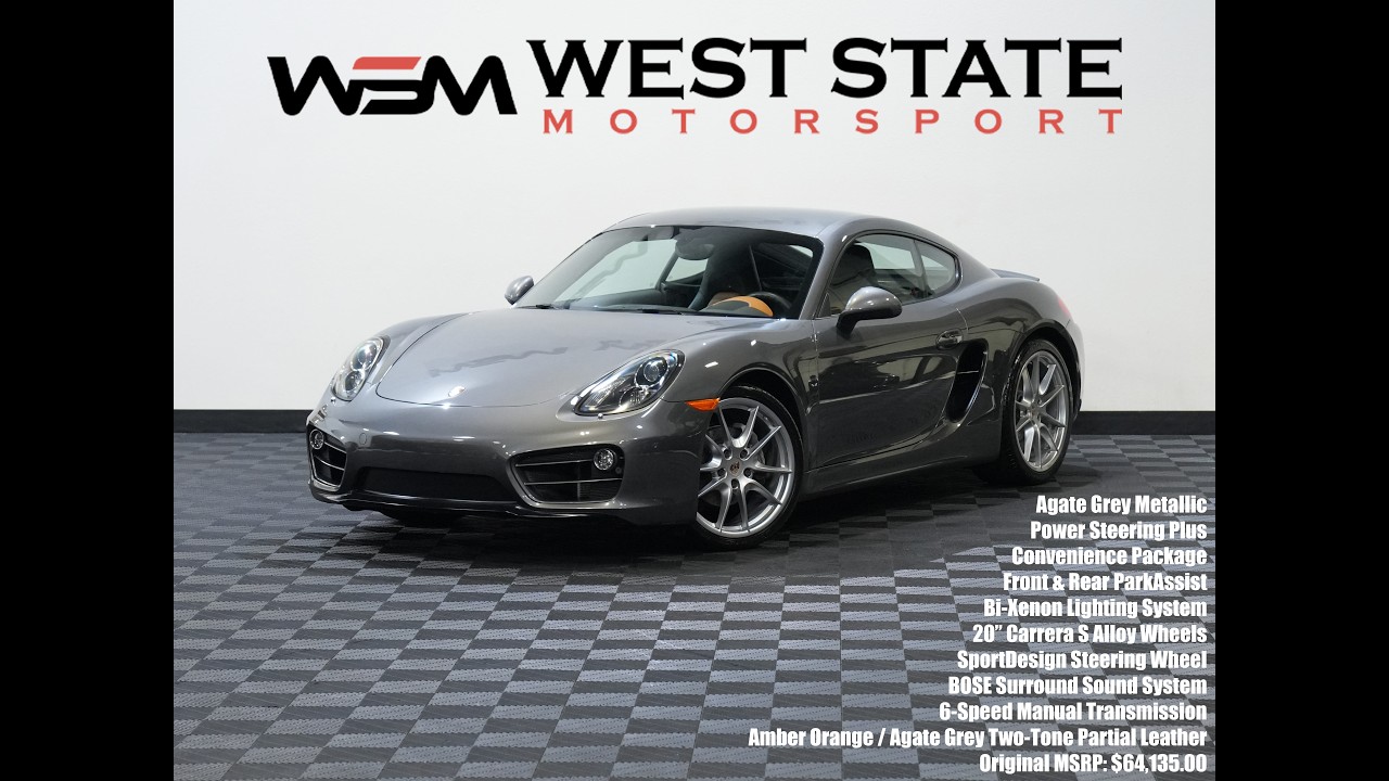 2014 Porsche Cayman West State Motorsport #WSM2215 - YouTube