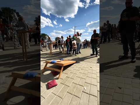 Игра Корнхол Cornhole самая популярная игра на мероприятии