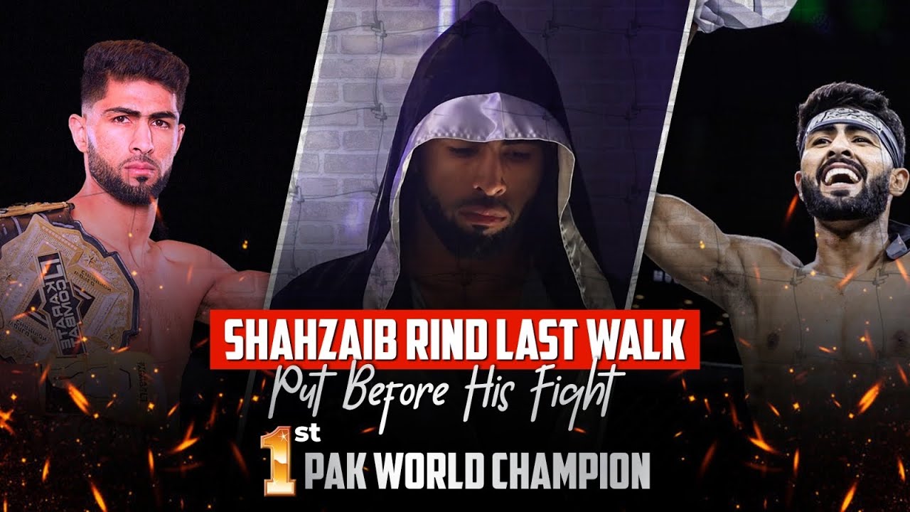From Pakistan to World Champion: Shahzaib Rind's Karate Combat Victory ...
