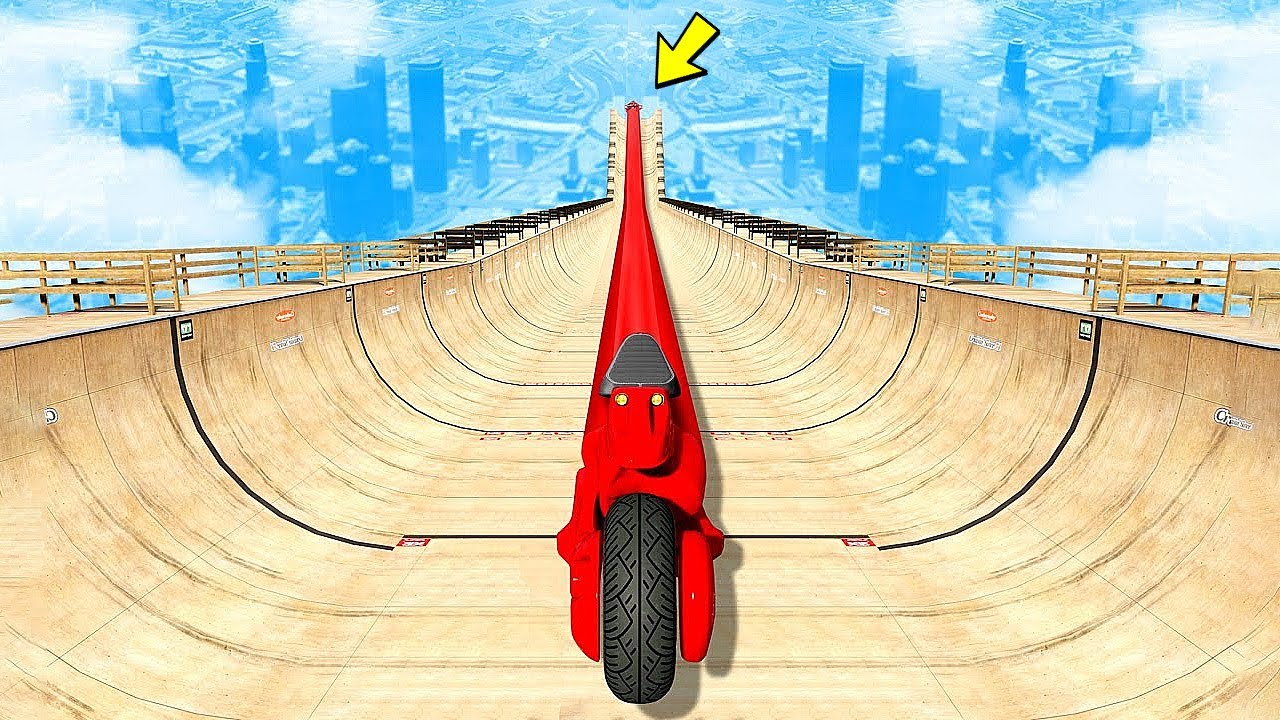 СПУСК БЕЗ ТОРМОЗОВ НА САМОМ ДЛИННОМ МОТОЦИКЛЕ в ГТА 5 МОДЫ! ОБЗОР МОДА ...