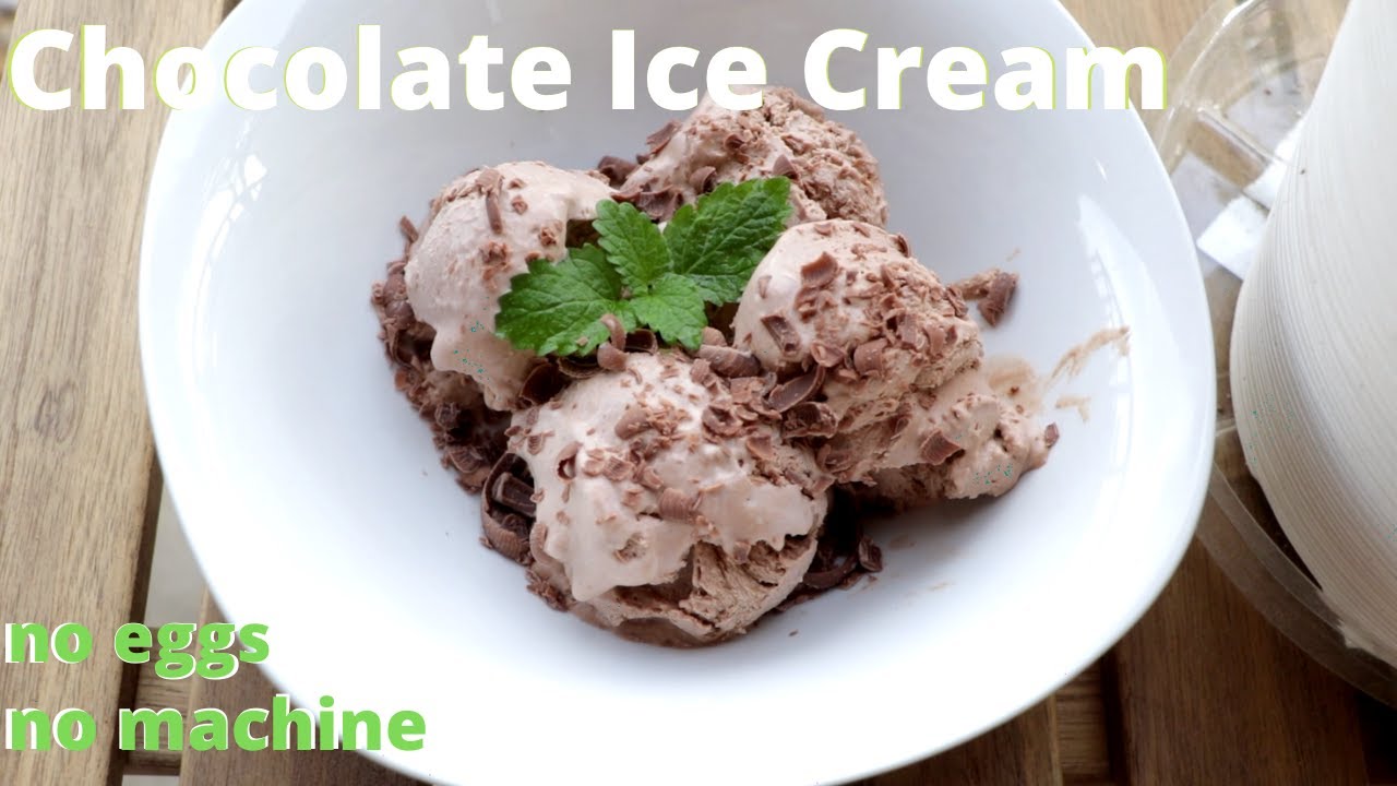 Chocolate Ice Cream /3 Ingredients Only/Best Homemade Recipe Ever YouTube