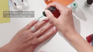 Summer Blues | Oriflame Nail Art Tutorial