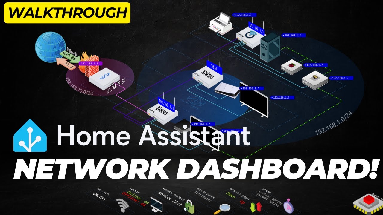 My Home Network Digital Twin with Home Assistant Floorplan! - YouTube
