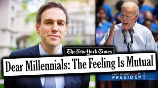 Pretentious NY Times Writer Cheers on Joe Biden's Millennial Bashing