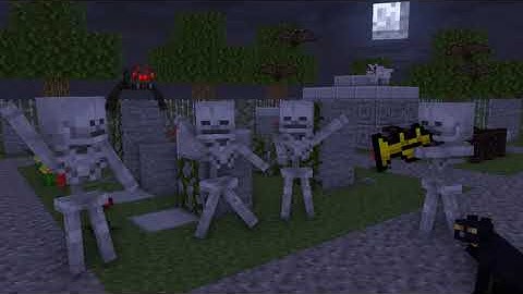 Andrew Gold - Spooky Scary Skeletons remixed in Minecraft Noteblocks