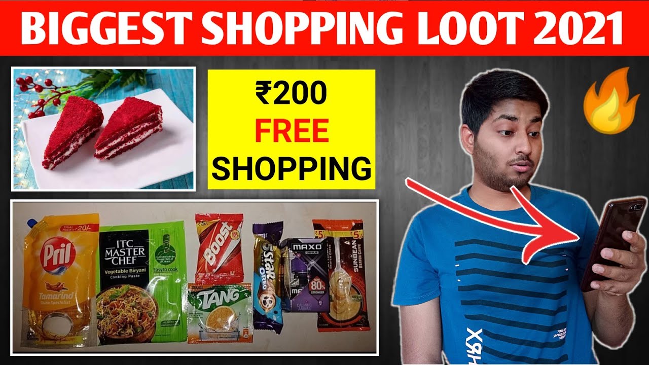 🔥 100 Free Shopping Loot Today unlimited free shopping free food