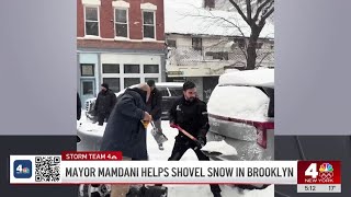 5 PM STORM UPDATE: NJ Transit operations update and Mamdani shoveling snow