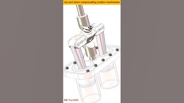 Up and down reciprocating motion mechanism #design #machine #solidwork #cad #cnc