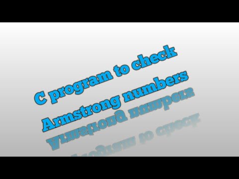 C program to check Armstrong numbers|Armstrong numbers|#notessharing