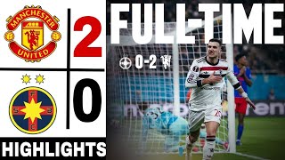 🔴 Manchester United vs FCSB 2-0 || Europa League Highlights & Goals 2025