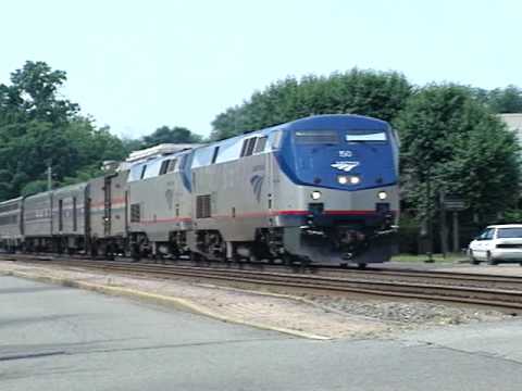 Sample clips from 2001 visit to Doswell(diamonds), and Ashland(street running, town, station). See a variety of CSXtrains including the Tropicana Juice train, and other freights.Also lots of Amtrak with "Auto-Train", and others in this hot spot located north of Richmond, Virginia. For more info go to www.gregschollvideo.com