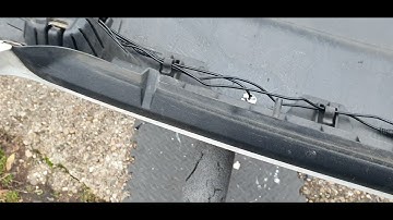 Audi A3 parking sensors installed part 3
