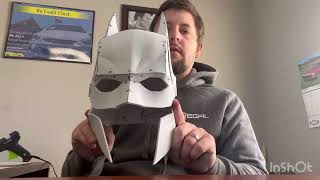 Dark Knights of Steel Batman helmet Tutorial