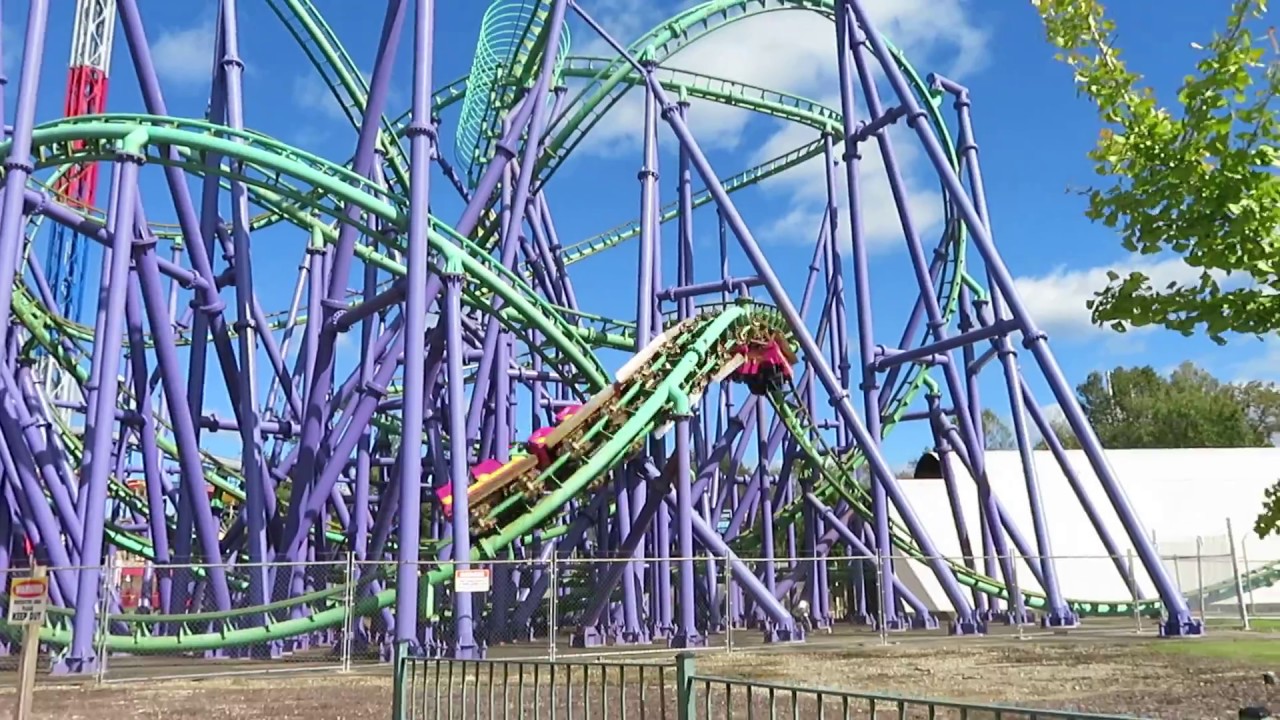 Joker's Jinx @ Six Flags America - 10/21/18 - YouTube